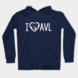 I Love AVL Biking - WO PurpleBG 04 Hoodie